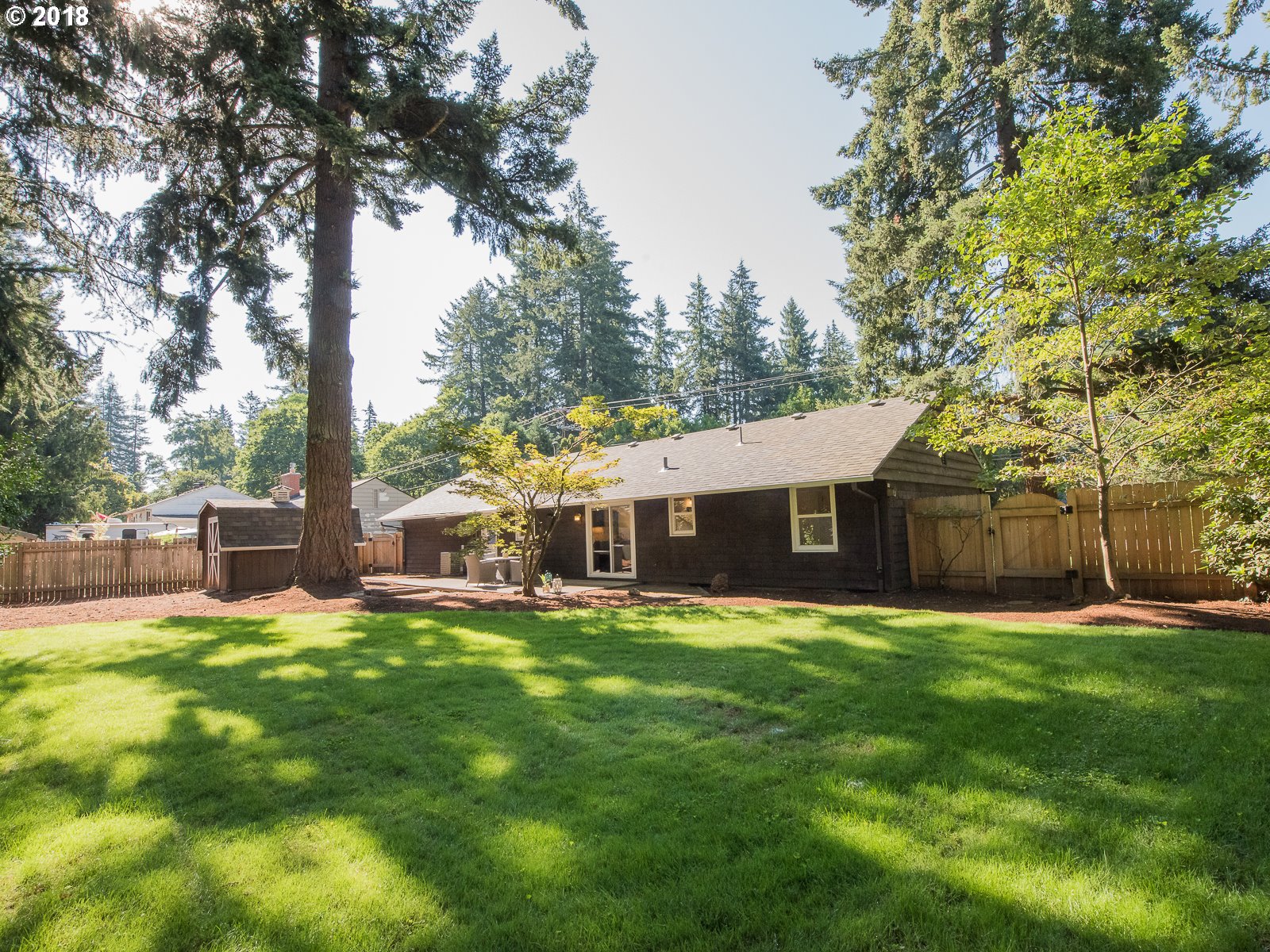 6137 Southwest Childs Road Lake Oswego, OR 97035 - Photo 21 of 30 Backyard