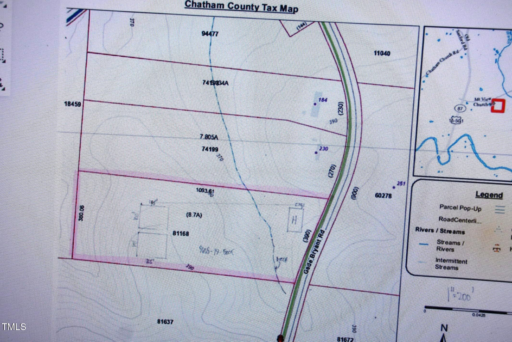 260 Gade Bryant Road Survey Photo