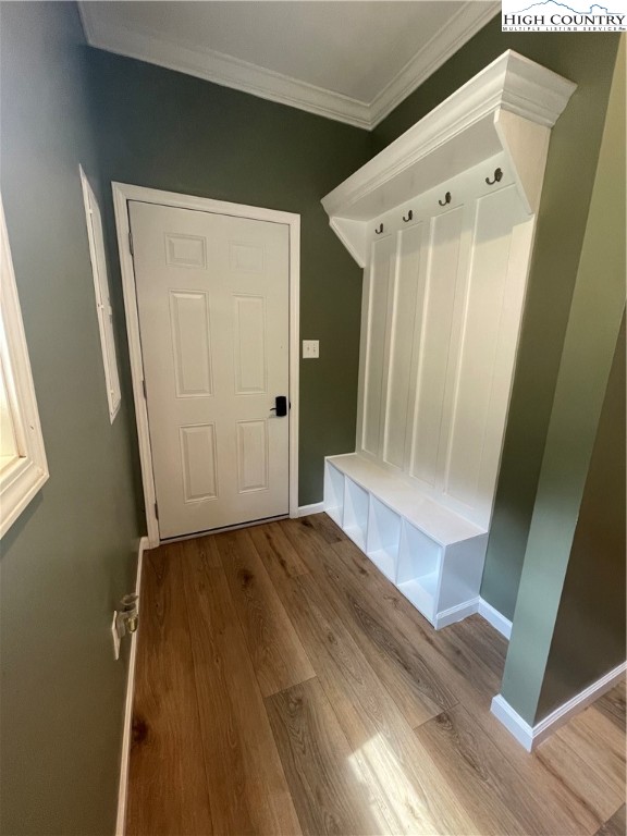 878 Ballou Farm Road Crumpler, NC 28617 - Photo 34 of 45 a view of front door with wooden floor