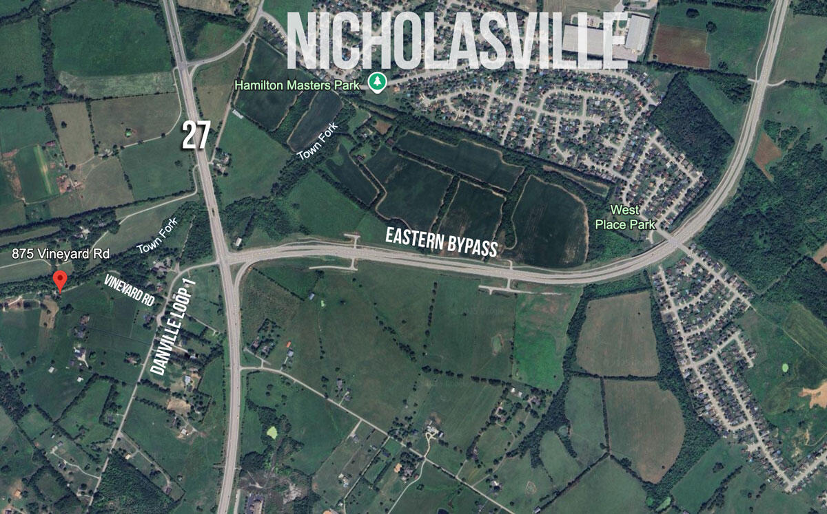 875 Vineyard Road Nicholasville, KY 40356 - Photo 30 of 30 Map