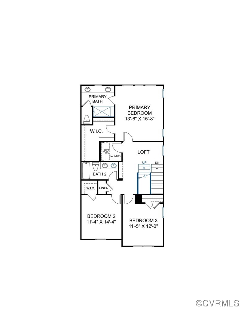 18750 Palisades Ridge Moseley, VA 23120 - Photo 3 of 4 SECOND FLOOR