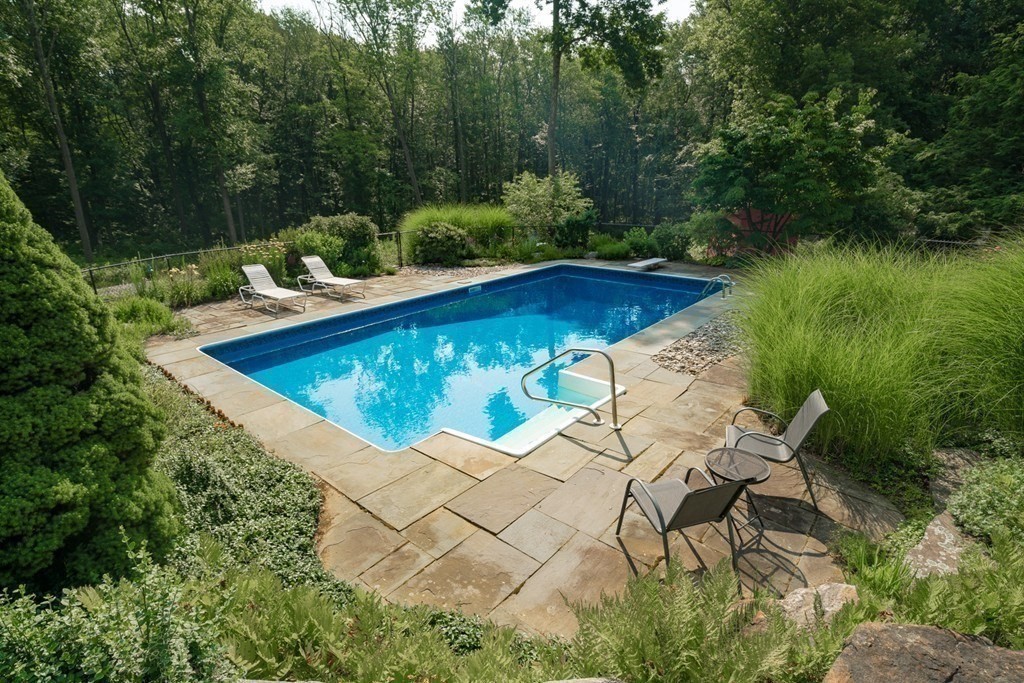 65 Purgatory Road Sutton, MA 01590 - Photo 9 of 40 a view of a swimming pool with a yard and plants