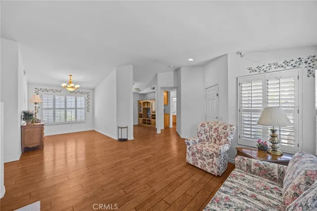 a view of a living room