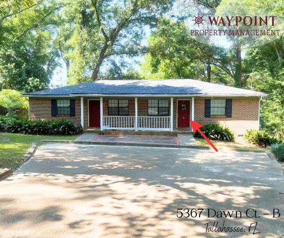 $1,050 | 5367 Dawn Court, Unit B, Tallahassee, FL 32303