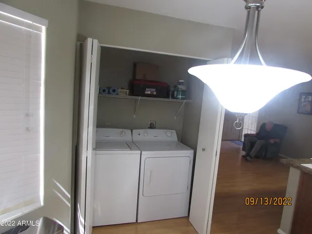 a view of washer and dryer
