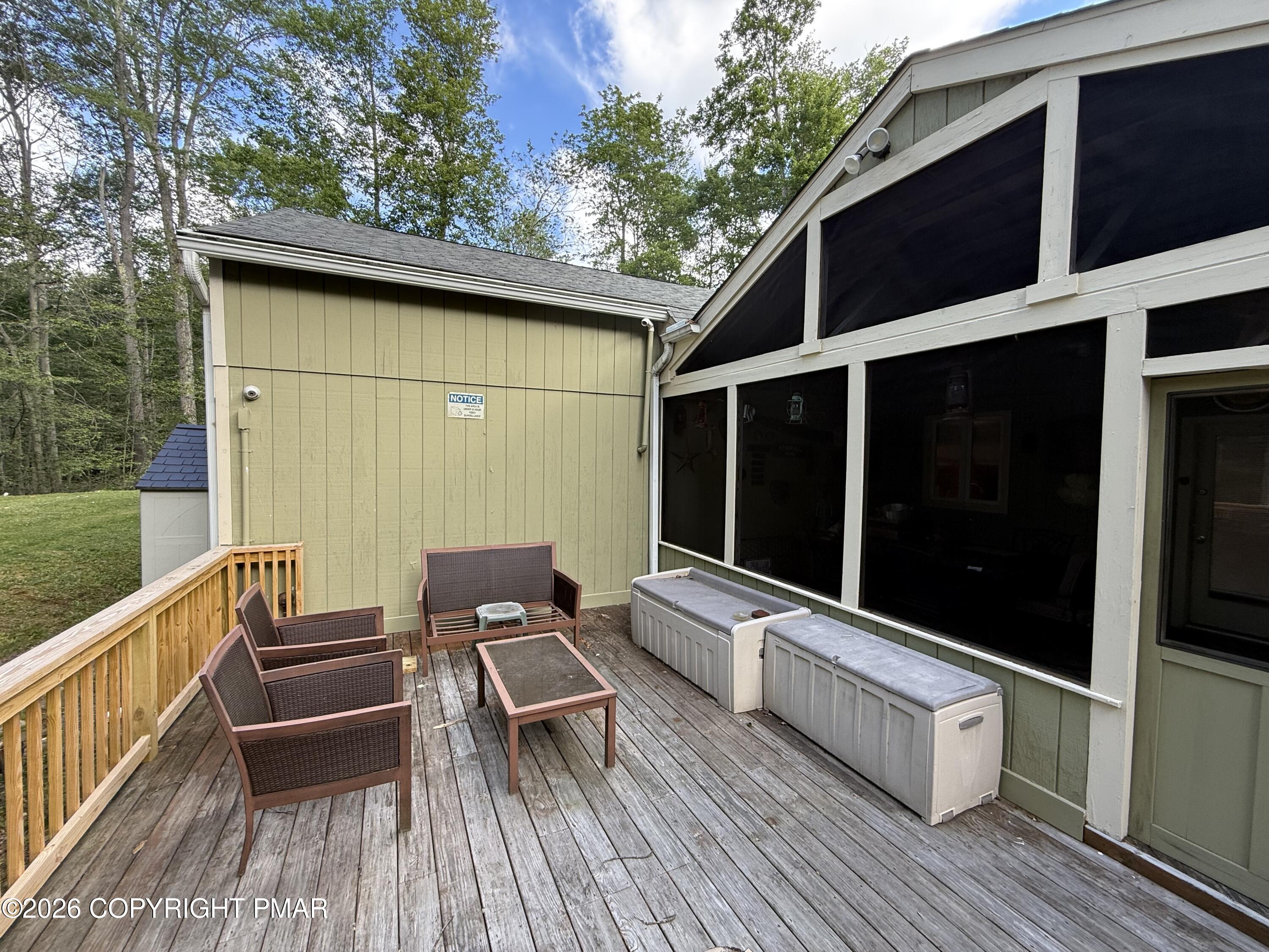 1165 Manor Hill Road Pocono Pines, PA 18350 - Photo 19 of 27 1165-Deck1