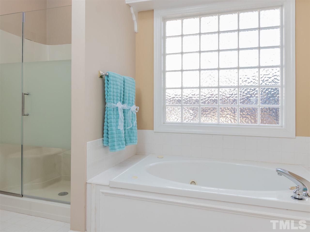 2864 Anfield Road Raleigh, NC 27606 - Photo 16 of 30 Separate tub and walk in shower.