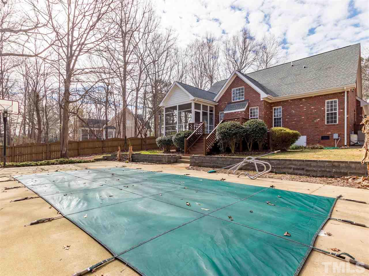 2864 Anfield Road Raleigh, NC 27606 - Photo 25 of 30 In ground pool. Cabana, shed and lean to. Great storage!