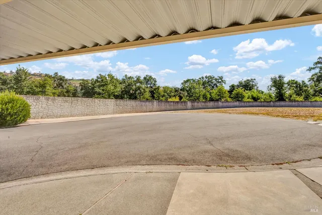 a view of a big yard
