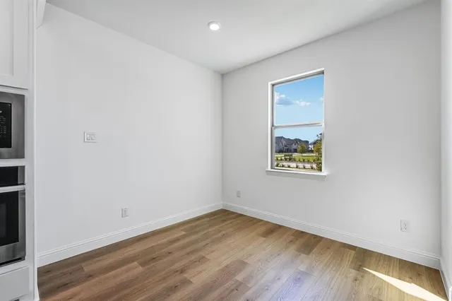 wooden floor in an empty room