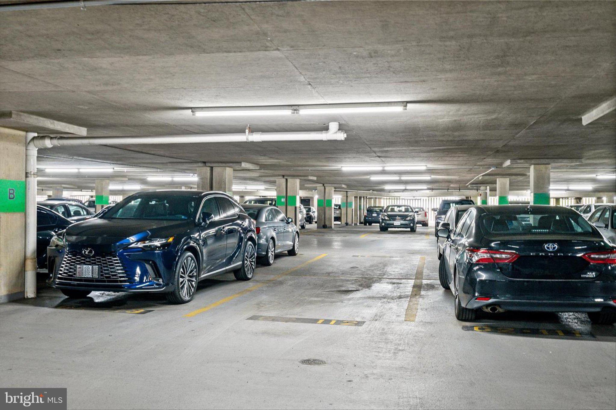 5501 Seminary Road, Unit 2005S Falls Church, VA 22041 - Photo 22 of 39 Spacious underground parking area.