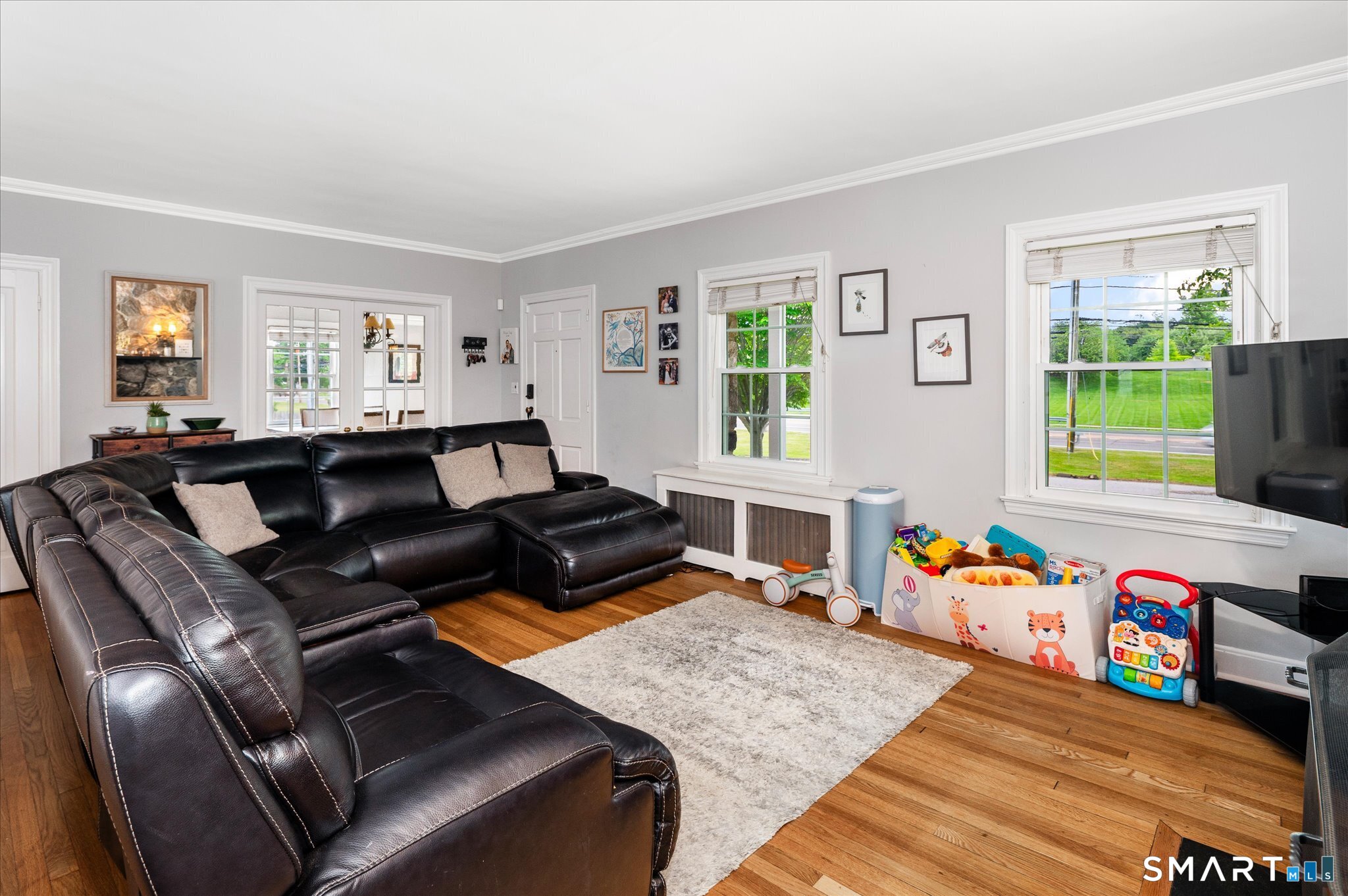 250 High Ridge Road Stamford, CT 06905 - Photo 7 of 22 Double french doors lead to the spacious dining room
