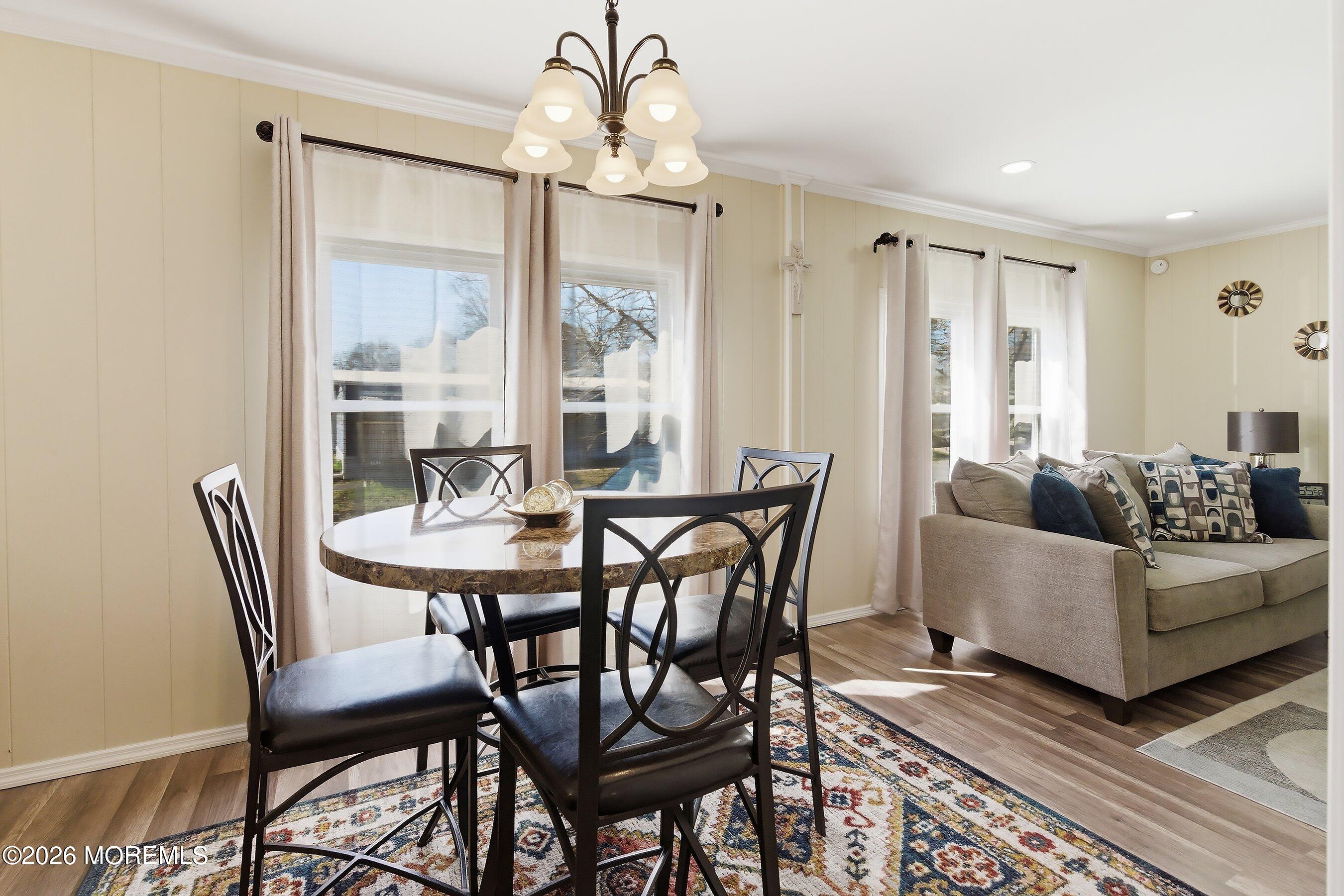 164 Camino Rio Toms River, NJ 08755 - Photo 10 of 36 a view of a dining room with furniture window and outside view