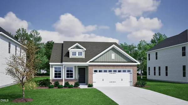 a view of house with yard and entertaining space