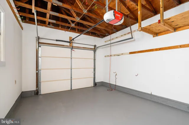 a view of a room with storage