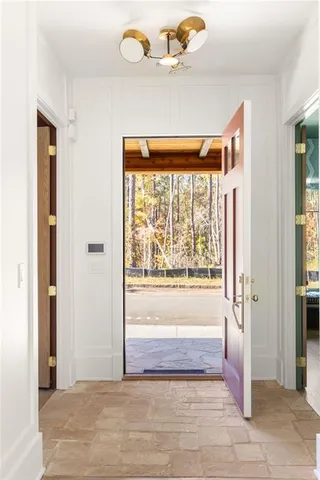 a view of an entryway