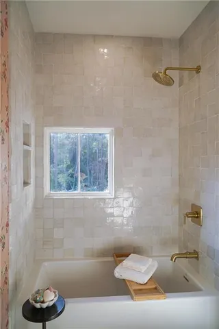 a large room with a outdoor space