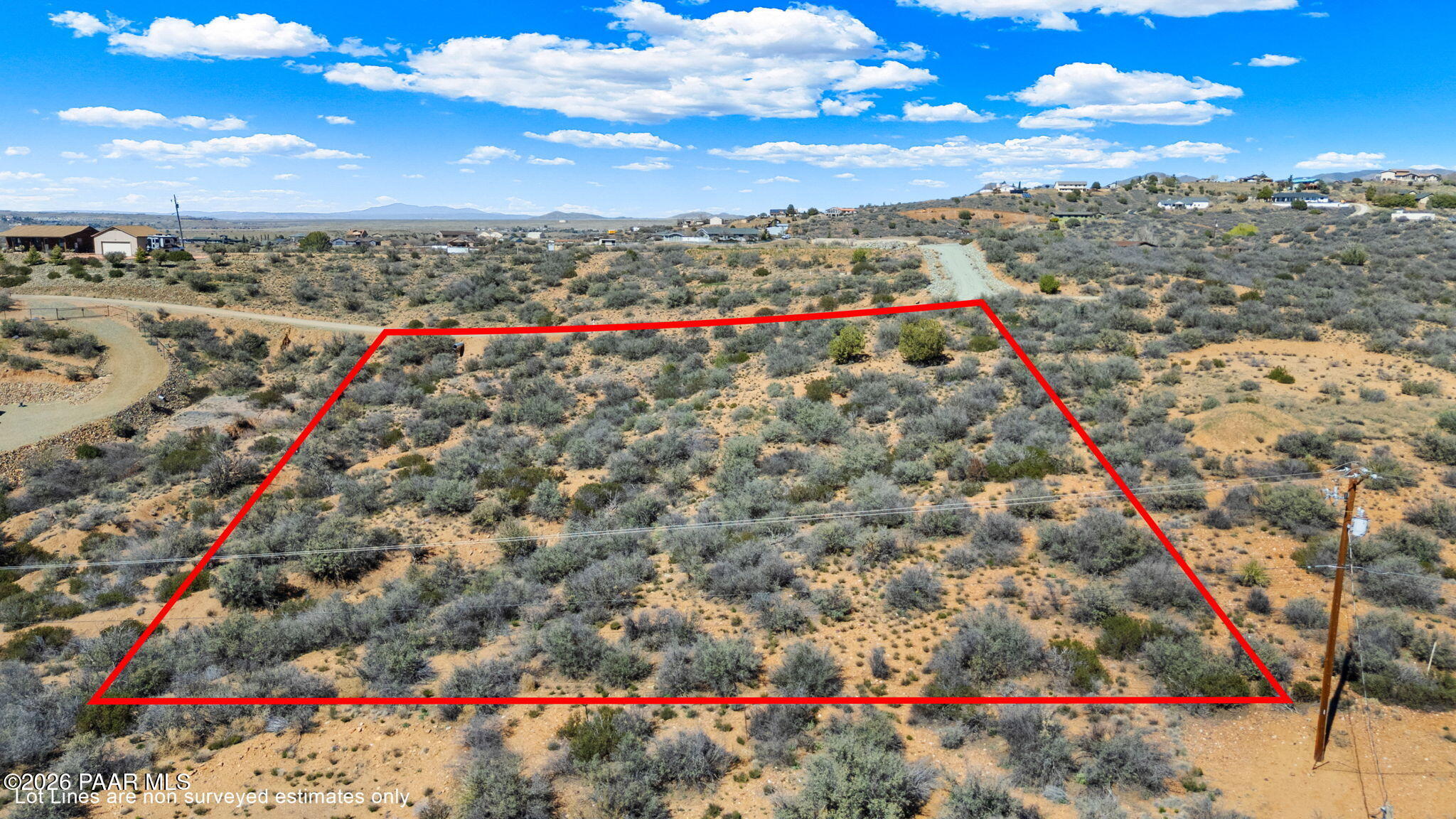 14563 East Ridge Way Dewey-Humboldt, AZ 86327 - Photo 3 of 16 3-Aerial (2) Lot Lines