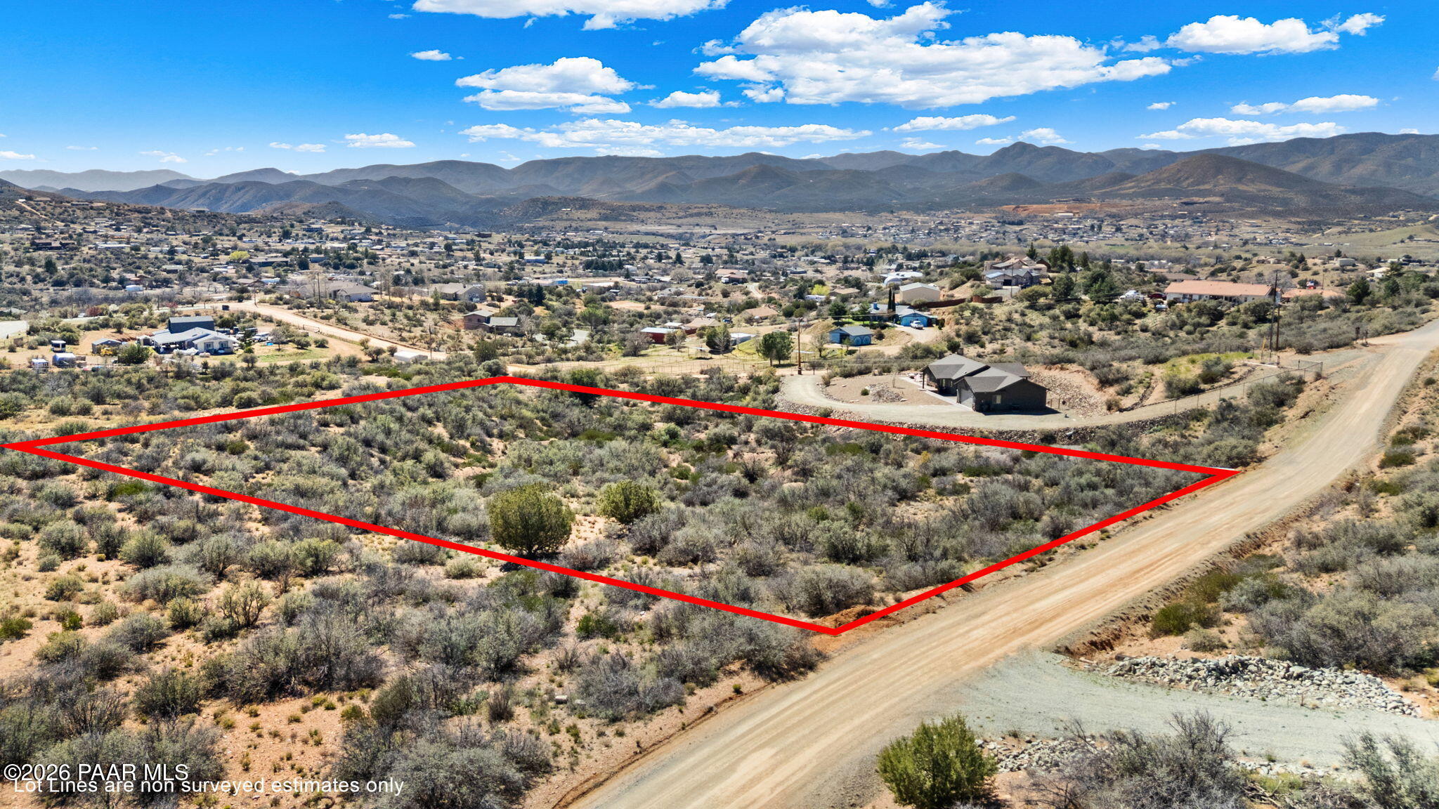14563 East Ridge Way Dewey-Humboldt, AZ 86327 - Photo 5 of 16 5-Aerial (3) Lot Lines