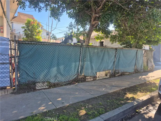 a backyard of a house