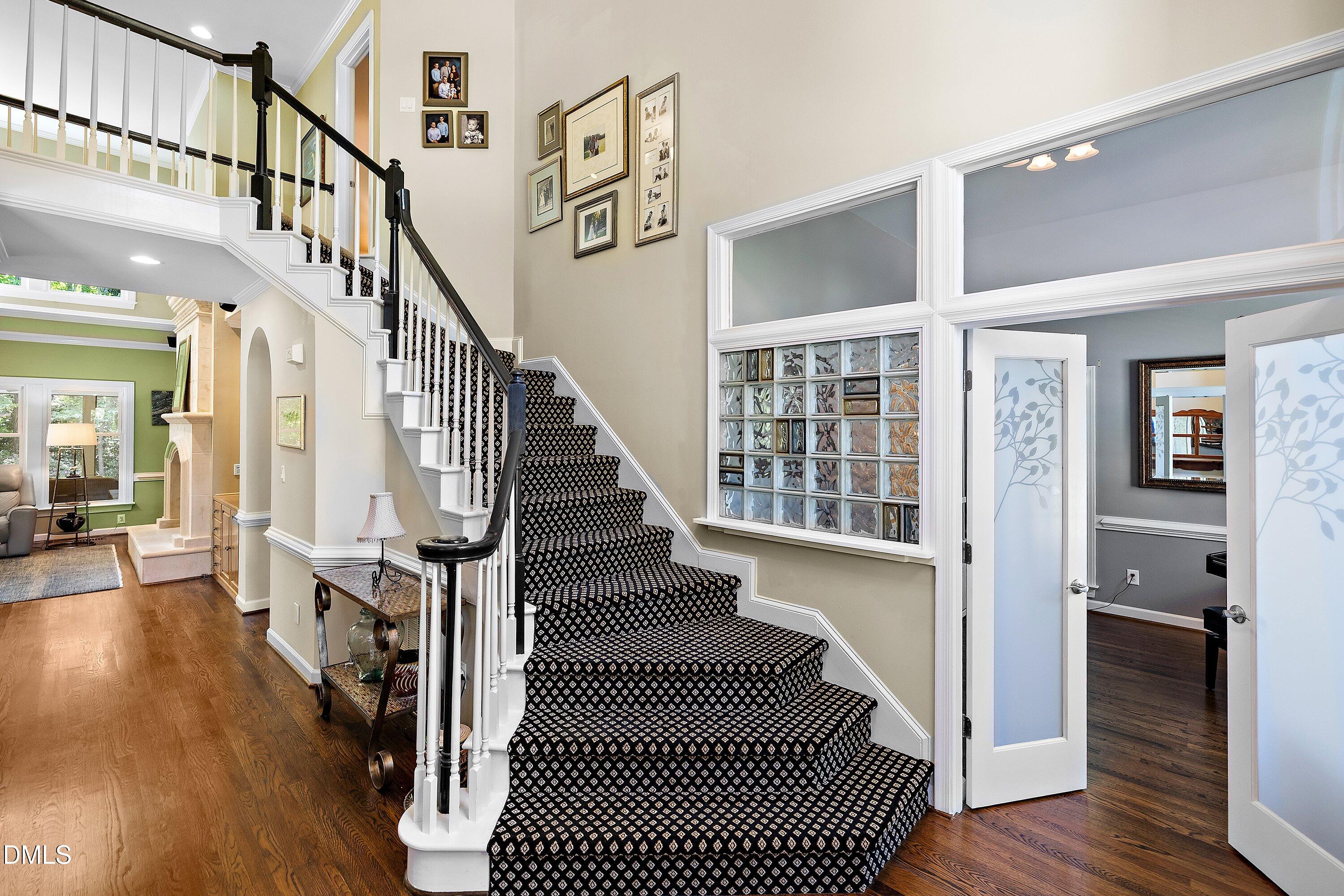 3608 Summer Leaf Court Raleigh, NC 27615 - Photo 5 of 63 a view of entryway and hall with wooden floor
