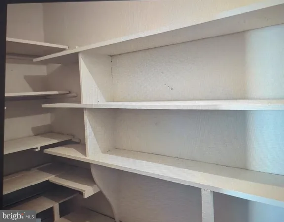 a view of a room with shelf
