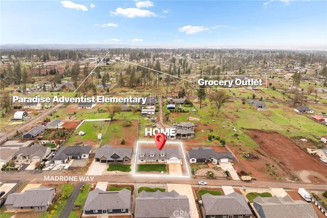 a view of city and ocean