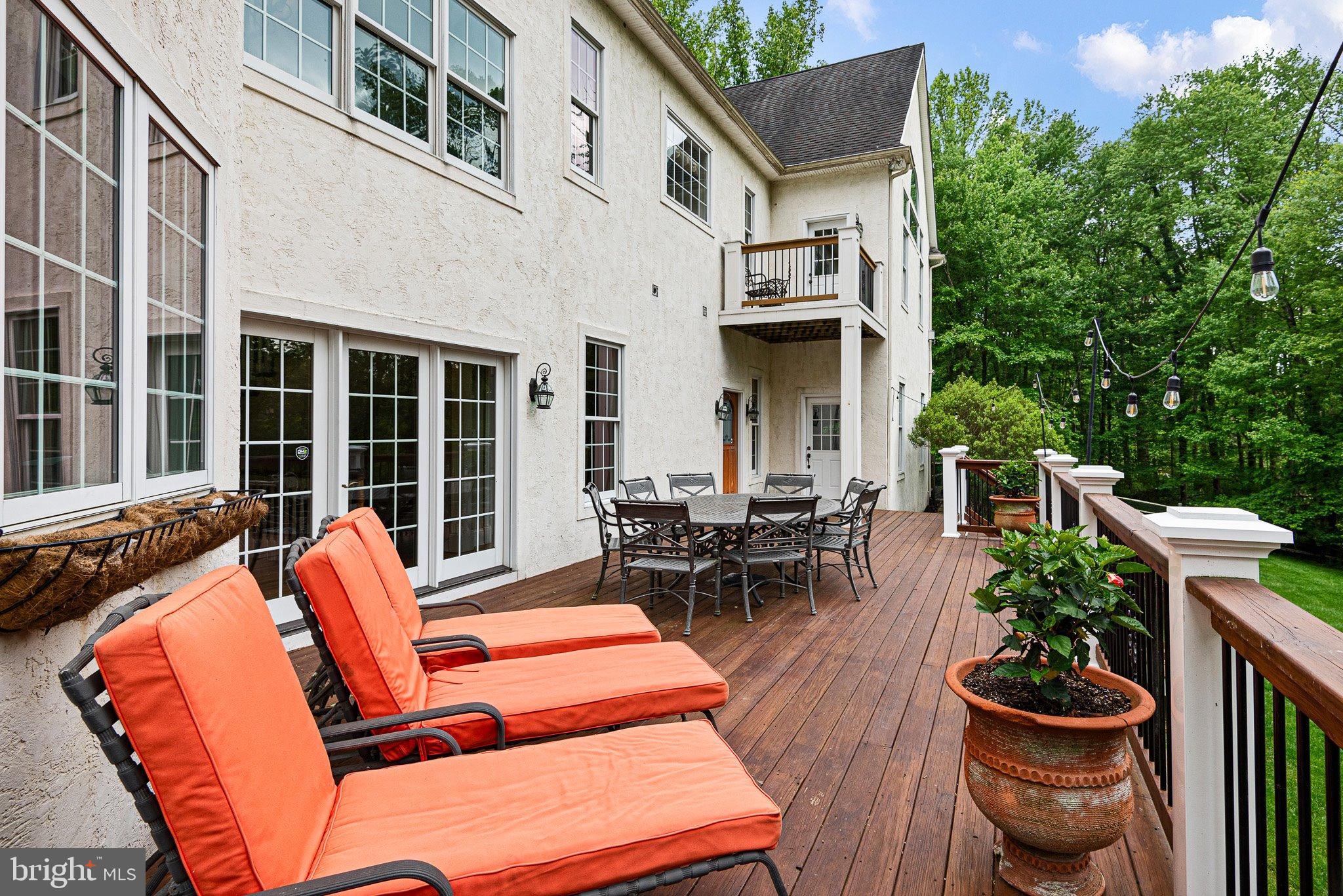 104 Timber Ridge Lane Chadds Ford, PA 19317 - Photo 61 of 65 Expansive back deck runs the length of the home