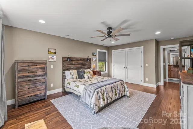 a view of a lake with mountains in the background