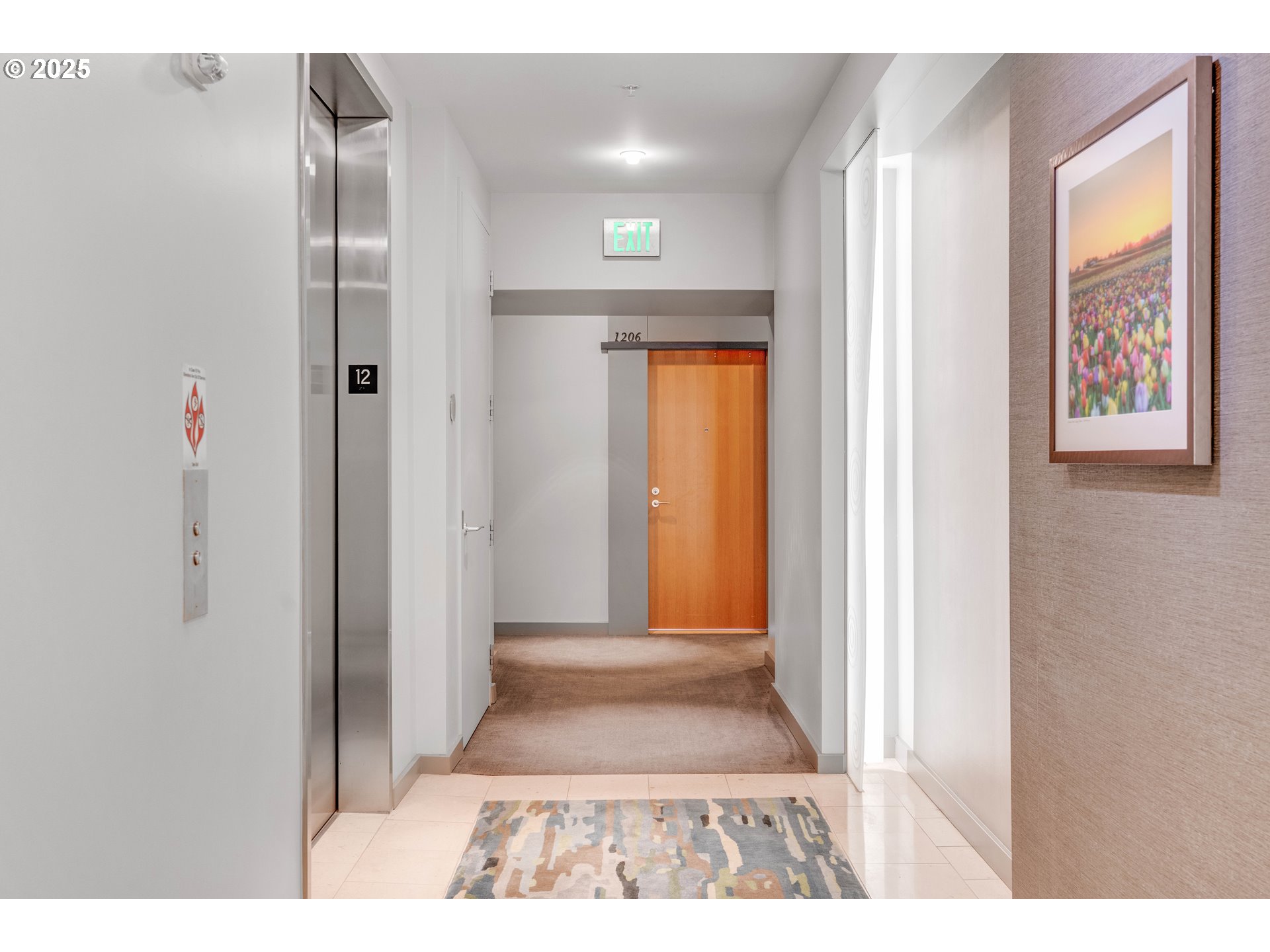 836 South Curry Street, Unit 1206 Portland, OR 97239 - Photo 3 of 41 a view of entryway with a front door