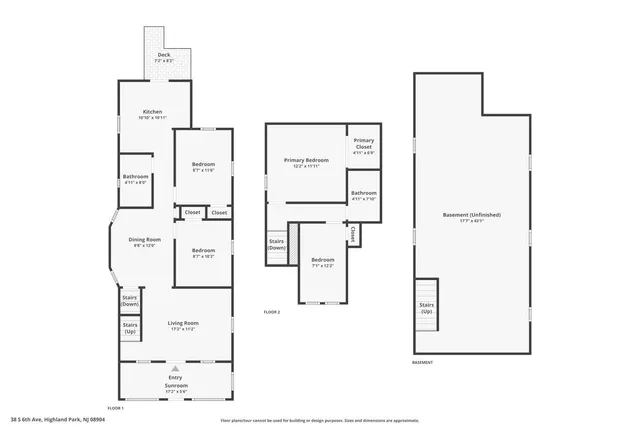 $499,900 | 38 South 6th Avenue, Highland Park, NJ 08904
