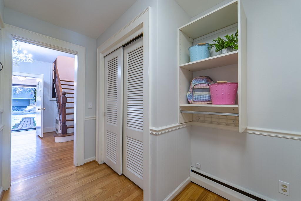 101 Thackery Road Brighton, NY 14610 - Photo 11 of 45 A mudroom with closet and built-in shelves and coa