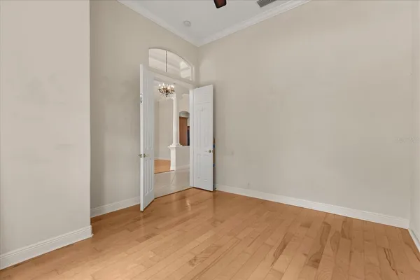 wooden floor in an empty room