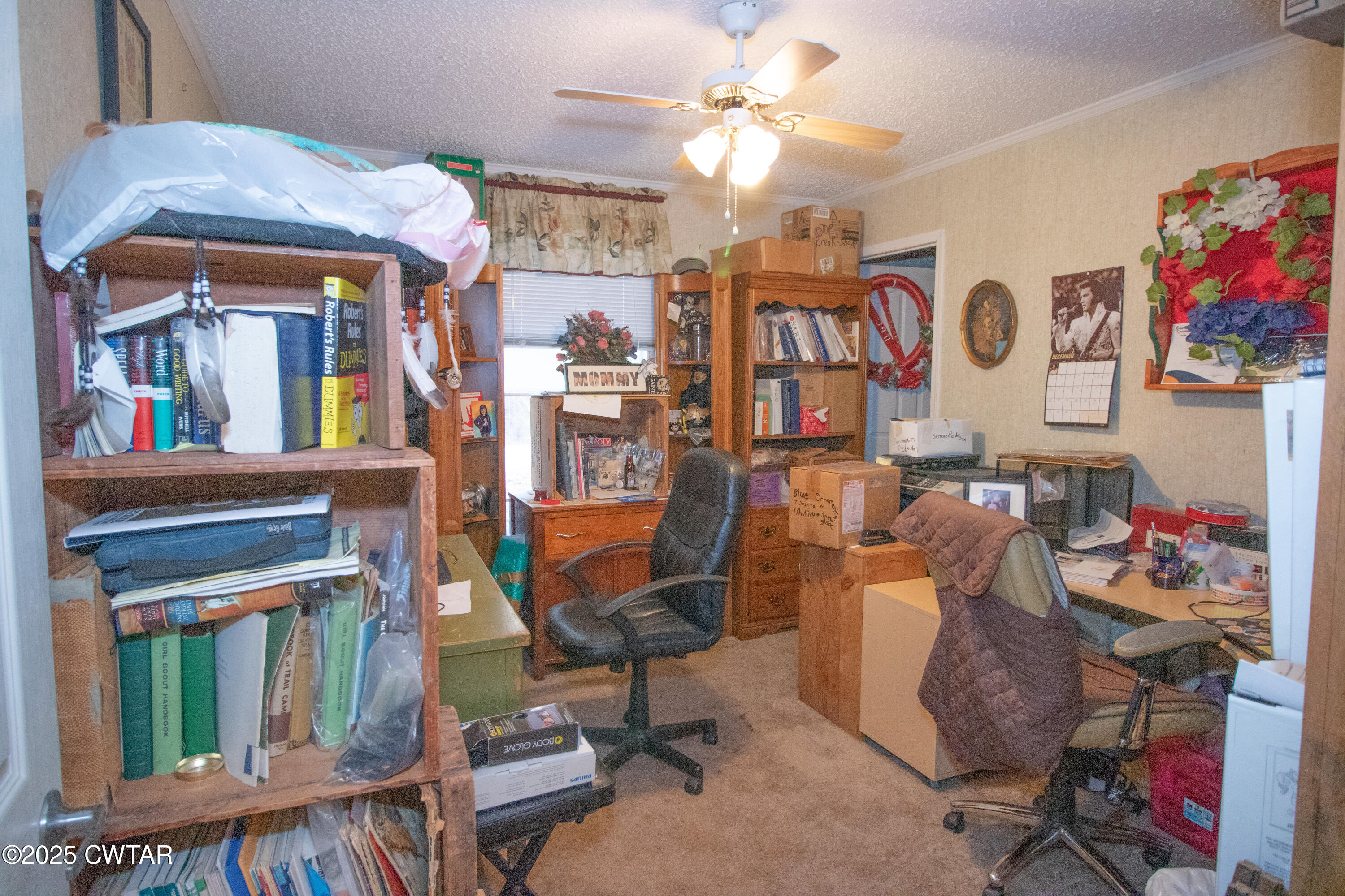6599 Chestnut Bluff Road Friendship, TN 38034 - Photo 25 of 33 a view of a workspace with furniture and a window