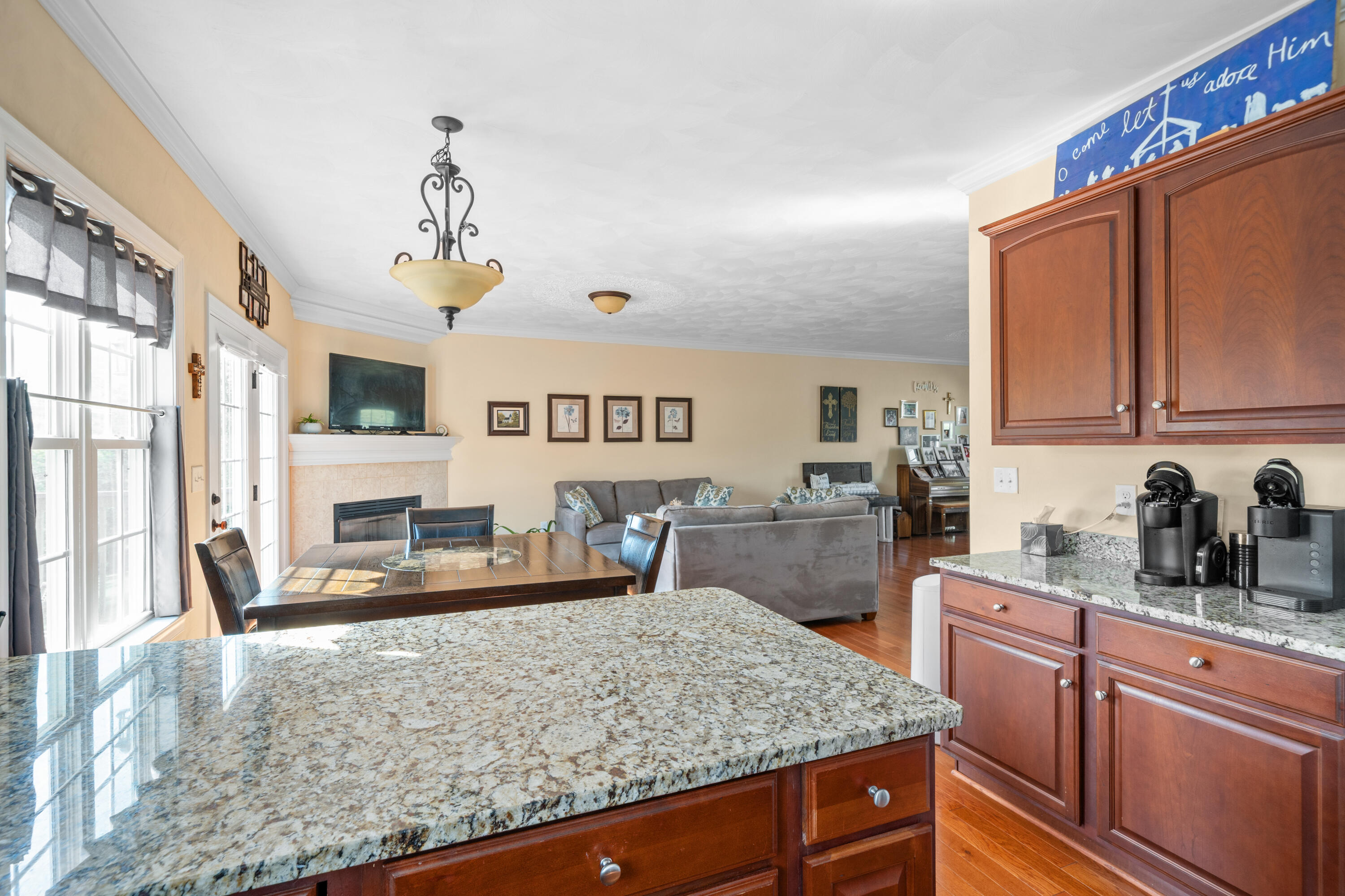 250 Thornblade Way Blue Ridge, VA 24064 - Photo 14 of 31 a kitchen with sink refrigerator and cabinets