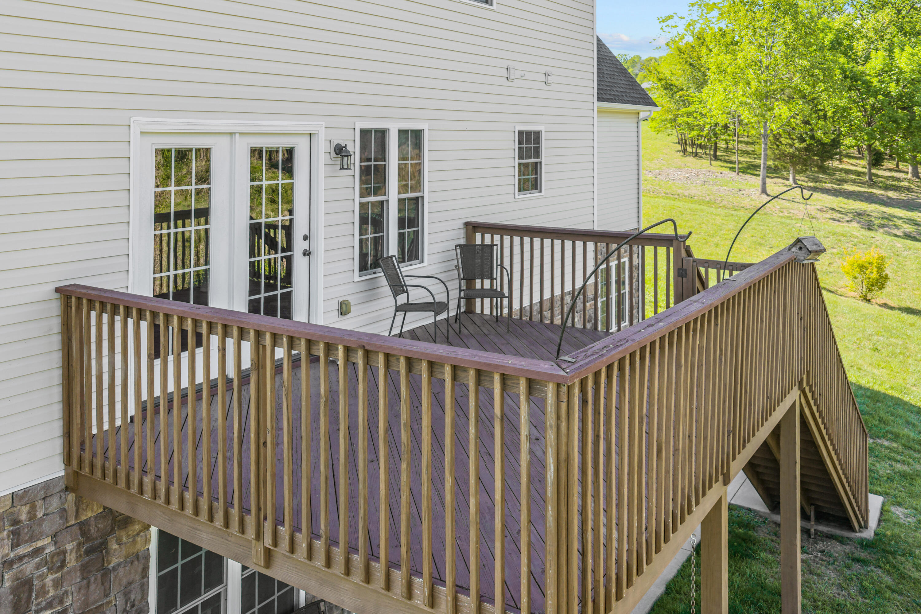 250 Thornblade Way Blue Ridge, VA 24064 - Photo 5 of 31 a view of a balcony with wooden floor