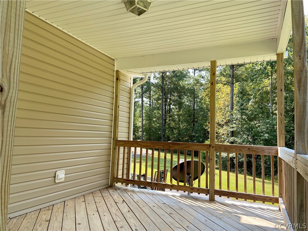 9470 Robin Road Disputanta, VA 23842 - Photo 14 of 20 Covered Rear Deck