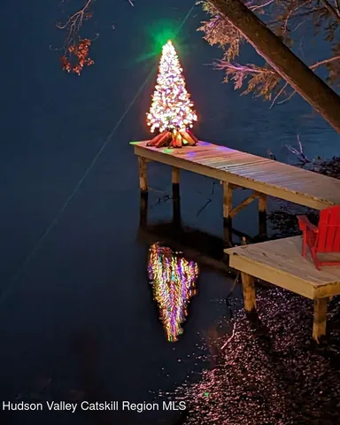 a view of a backyard with potted plants