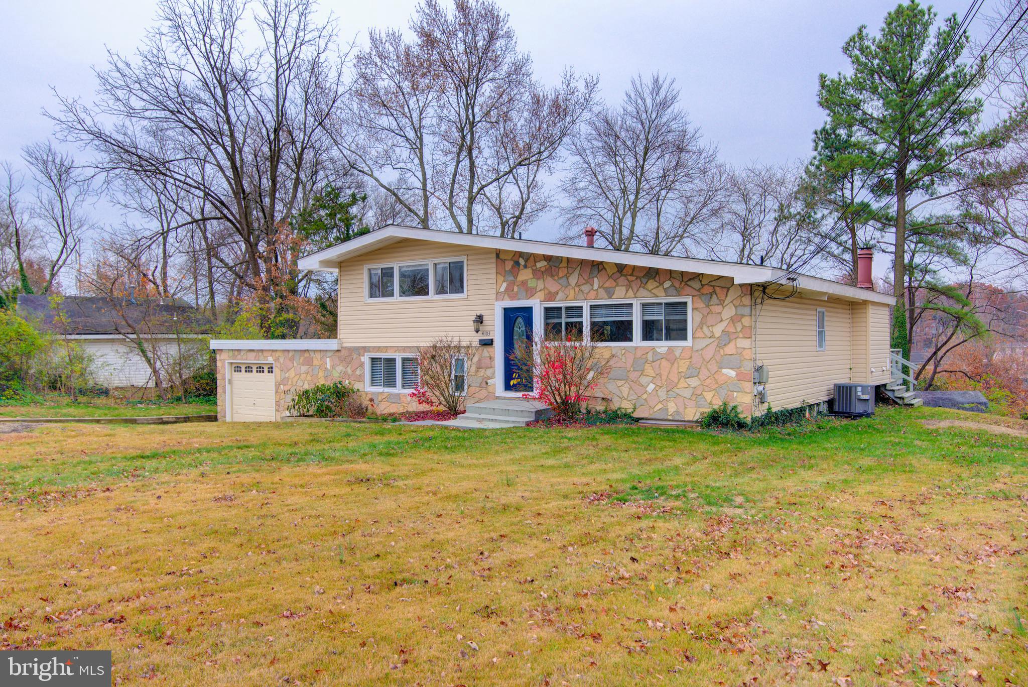 4103 Ivanhoe Lane Alexandria, VA 22310 - Photo 28 of 29 a front view of house with yard and trees
