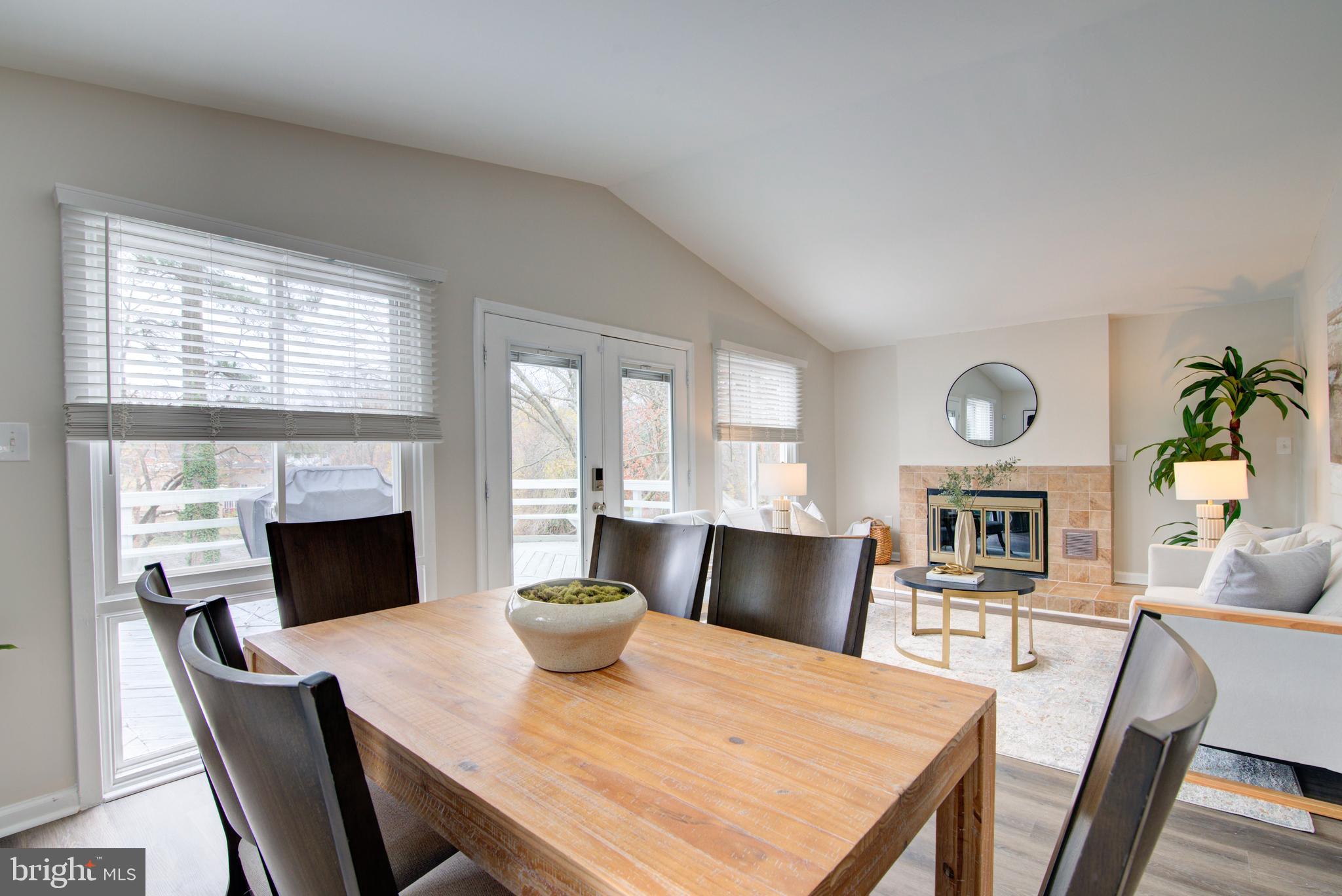 4103 Ivanhoe Lane Alexandria, VA 22310 - Photo 6 of 29 a view of a dining room with furniture window and wooden floor
