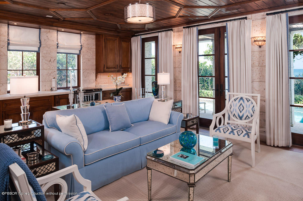 102 Gulfstream Road, Unit A Palm Beach, FL 33480 - Photo 13 of 17 a living room with furniture and a large window