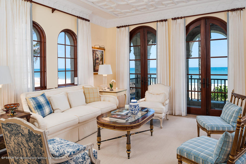 102 Gulfstream Road, Unit A Palm Beach, FL 33480 - Photo 3 of 17 a living room with furniture and a large window