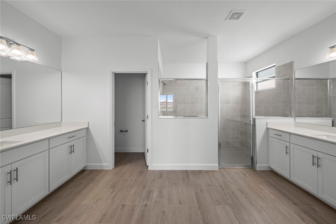 20446 Napa Loop Estero, FL 33928 - Photo 28 of 42 a bathroom with a sink and a mirror