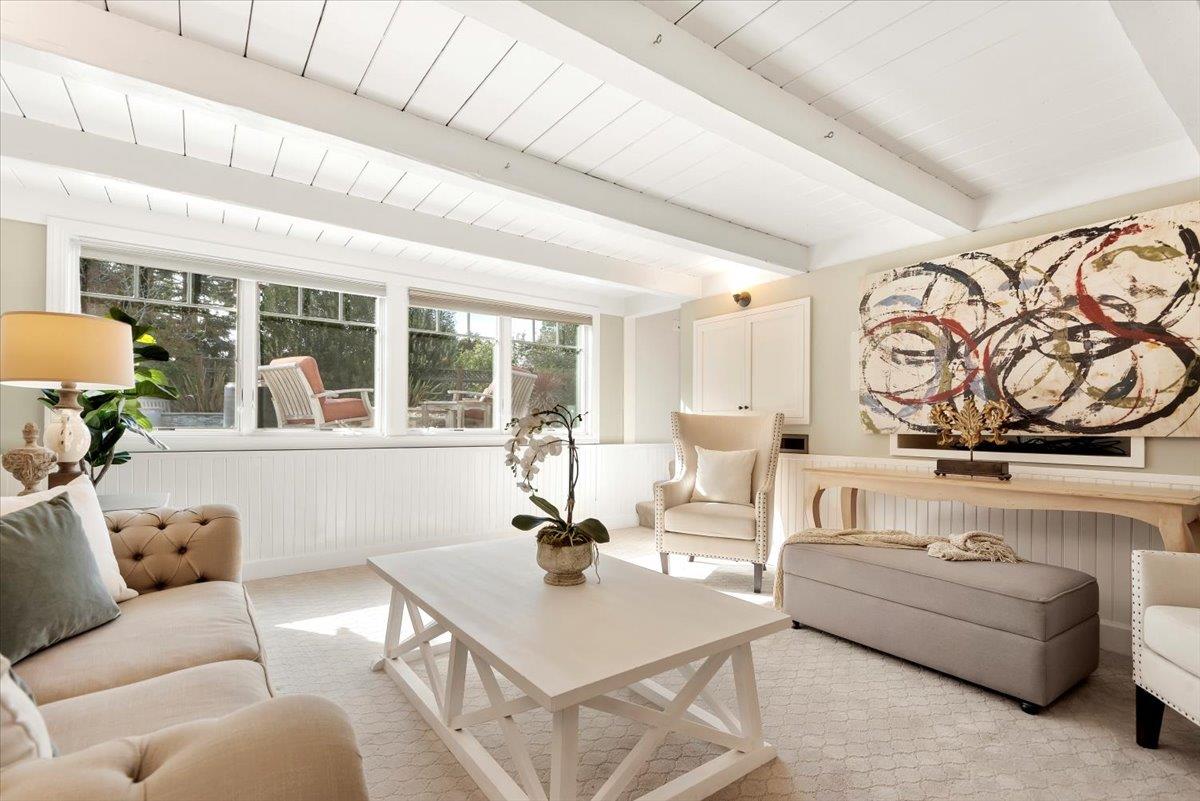 466 Springer Road Los Altos, CA 94024 - Photo 26 of 52 a living room with furniture and floor to ceiling windows