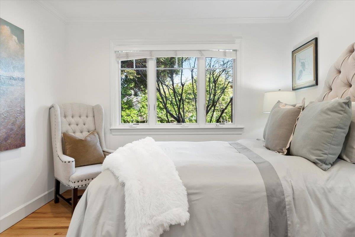 466 Springer Road Los Altos, CA 94024 - Photo 33 of 52 a bedroom with a bed and a window