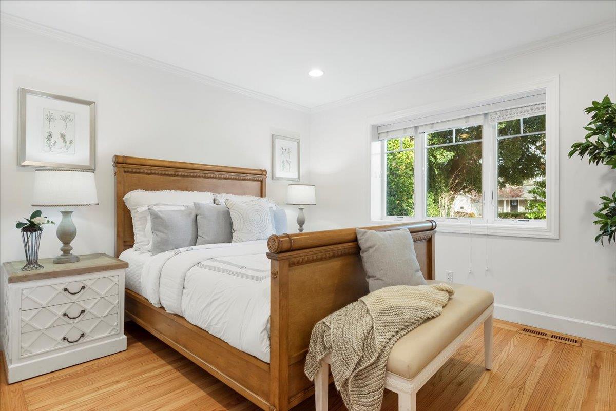466 Springer Road Los Altos, CA 94024 - Photo 35 of 52 a bedroom with a bed and a window