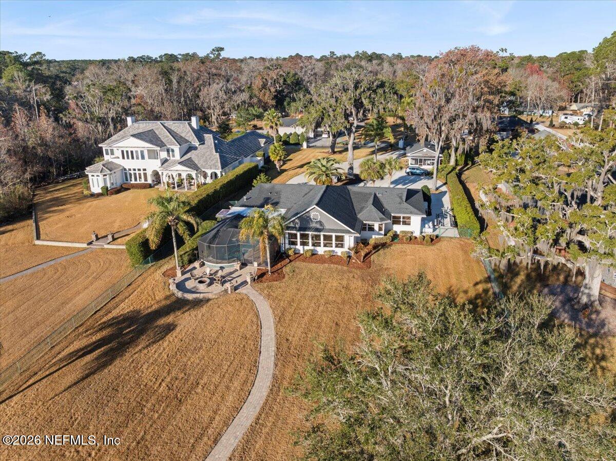 6215 West Shores Road Fleming Island, FL 32003 - Photo 96 of 103 an aerial view of a house with a ocean view