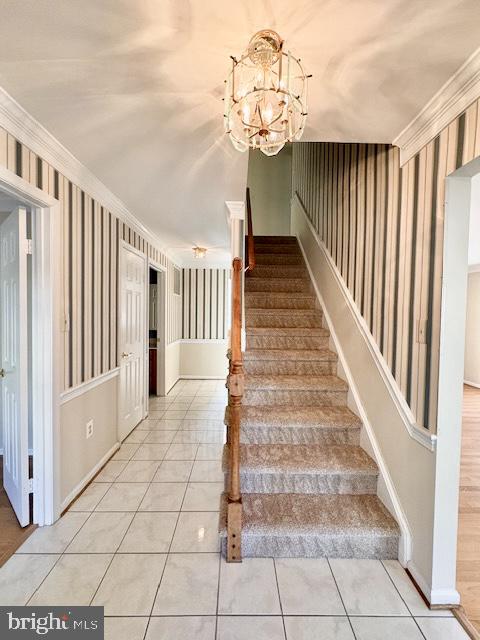 6825 Spring Beauty Court Springfield, VA 22152 - Photo 7 of 51 a view of entryway and hall with a window