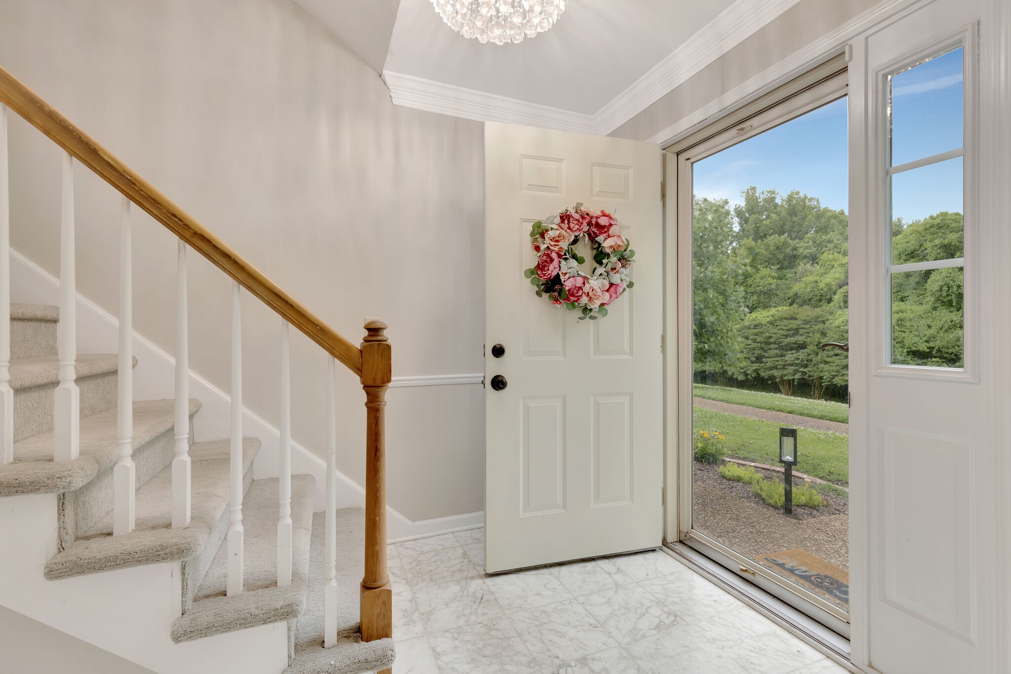 1351 General George Patton Road Nashville, TN 37221 - Photo 4 of 33 a view of an entryway with wooden floor