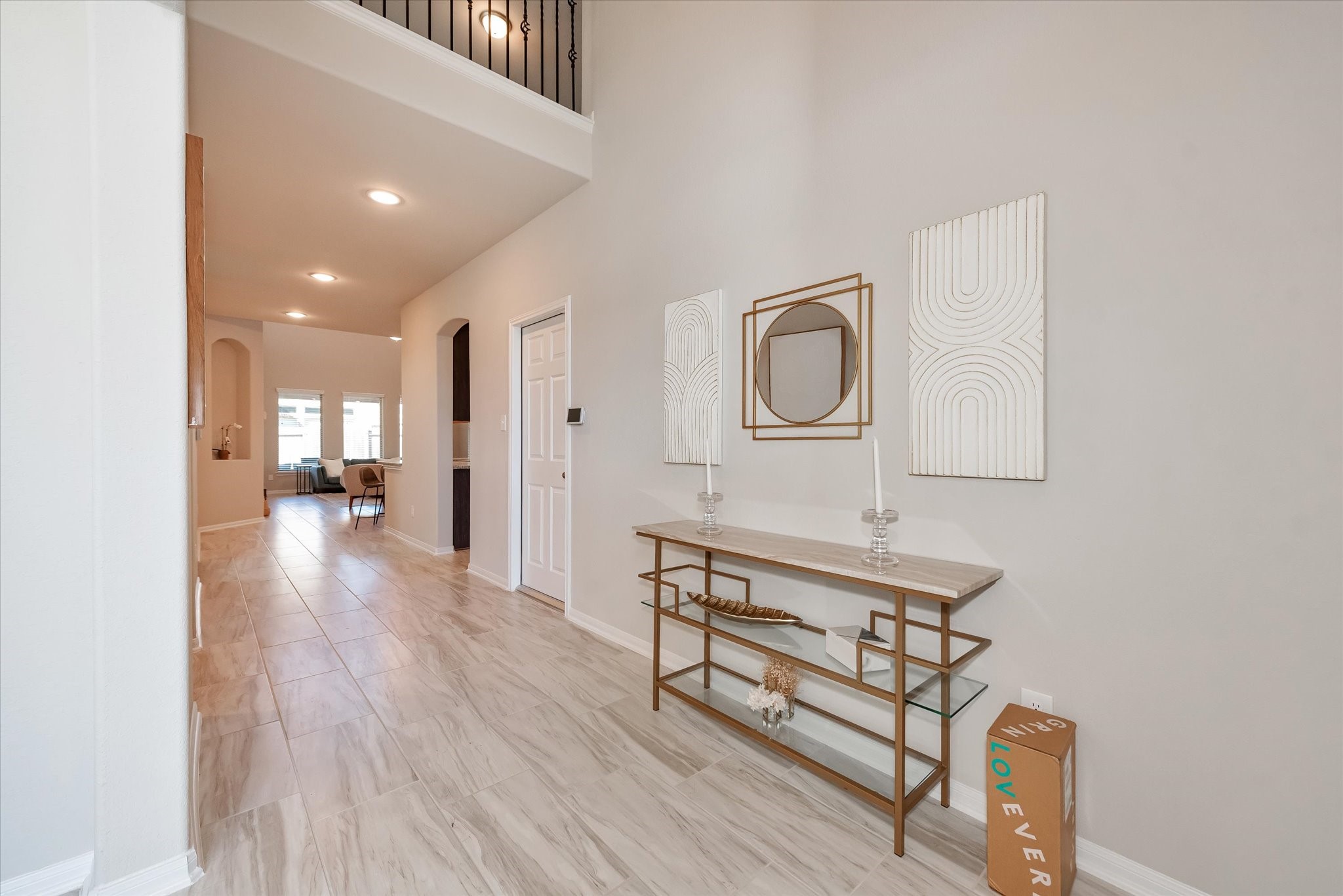 18306 Windy Knl Way Houston, TX 77084 - Photo 6 of 46 Another view of entryway with high ceilings